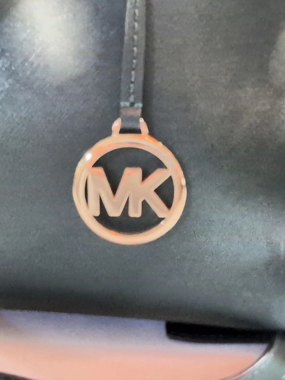 Michael Kors Dark Green Saffiano Leather Satchel