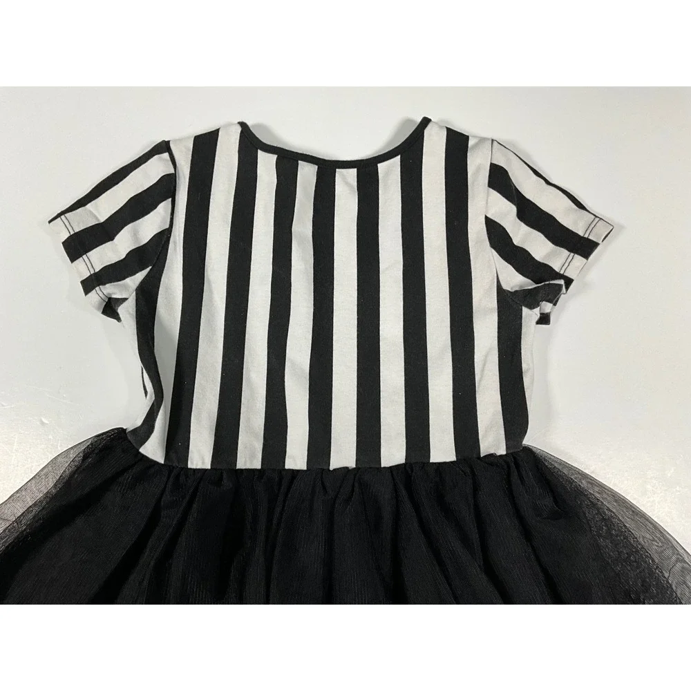 Warner Bros. Licensed Beetlejuice Girls Tutu Dress Size Medium (8) Halloween