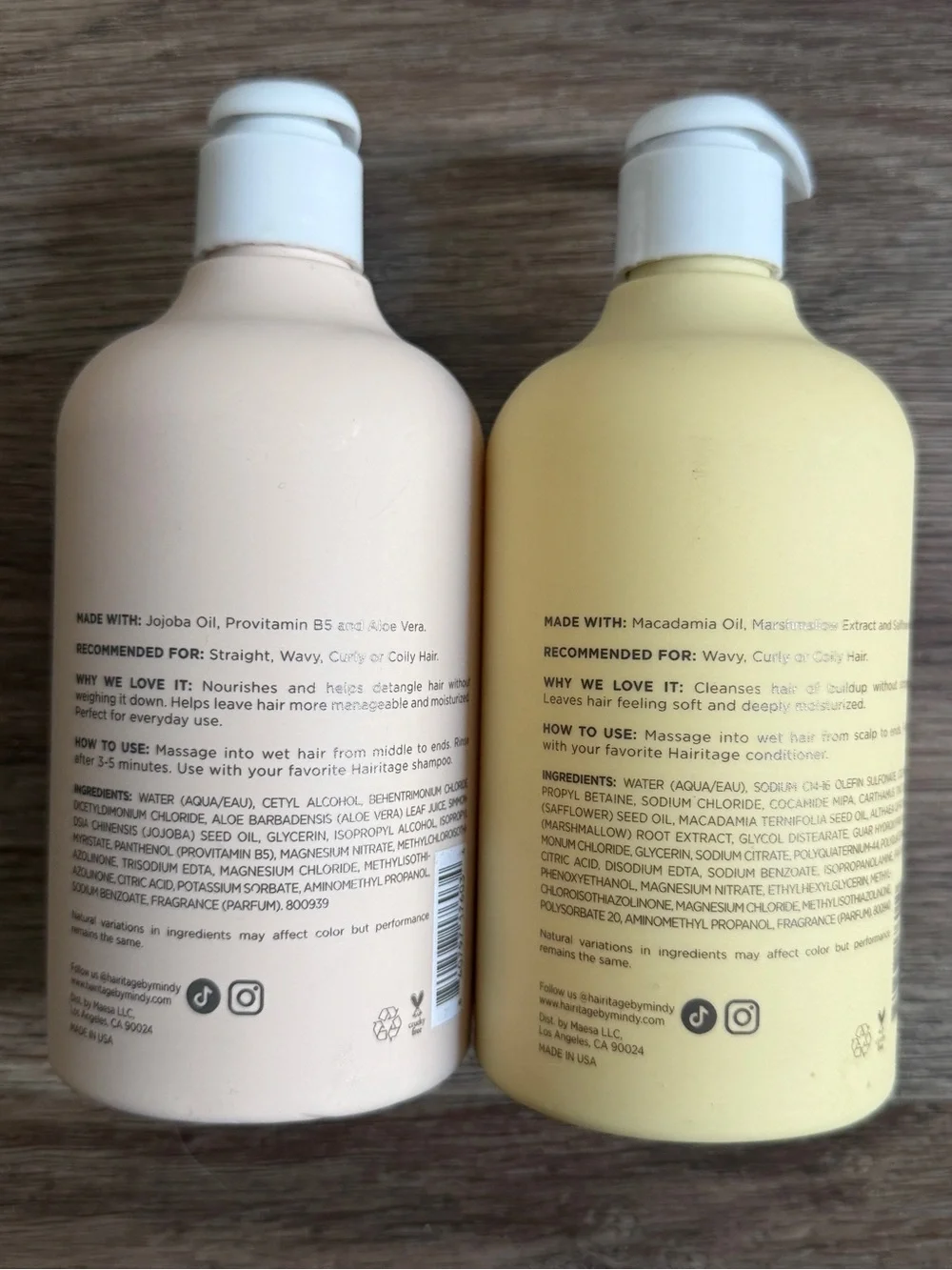 Hairitage shampoo recommended