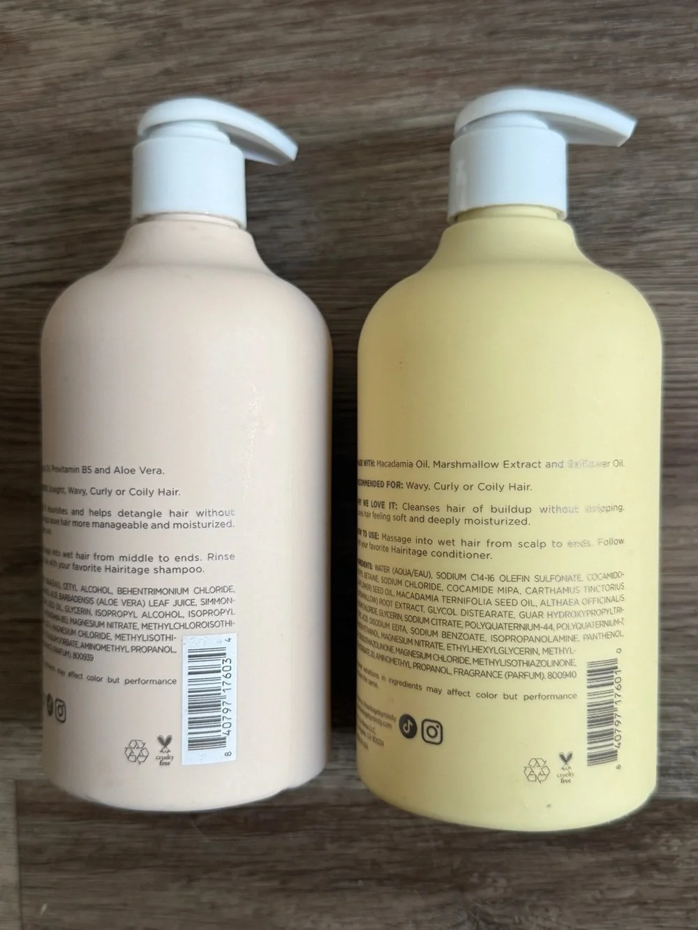 Hairitage shampoo recommended