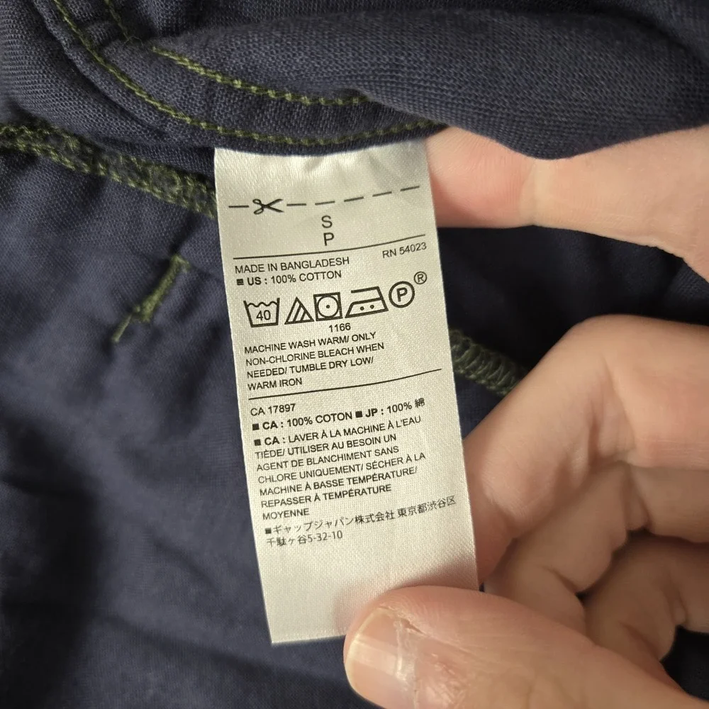 Banana Republic‎ Shirt Jacket Mens Small Green Greek Olive Cotton Heavy NWT