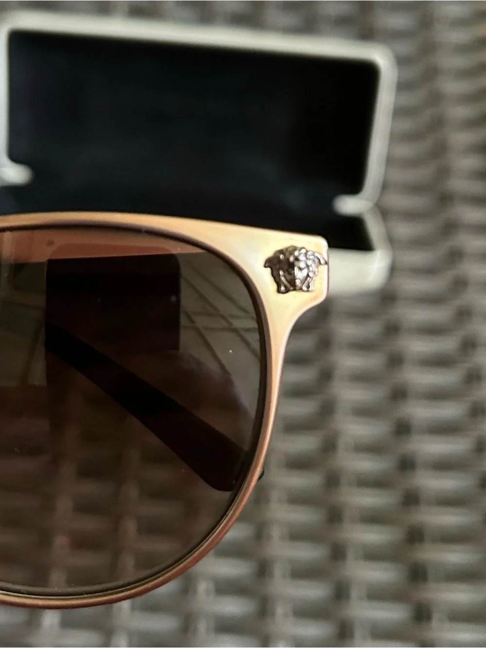 Versace rose gold sunglasses as is