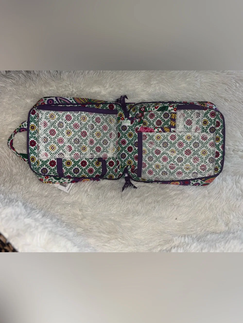 Vera Bradley quilted cosmetic