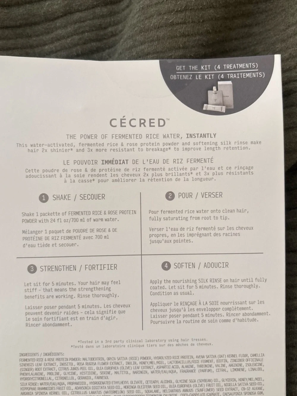 Cecred single use