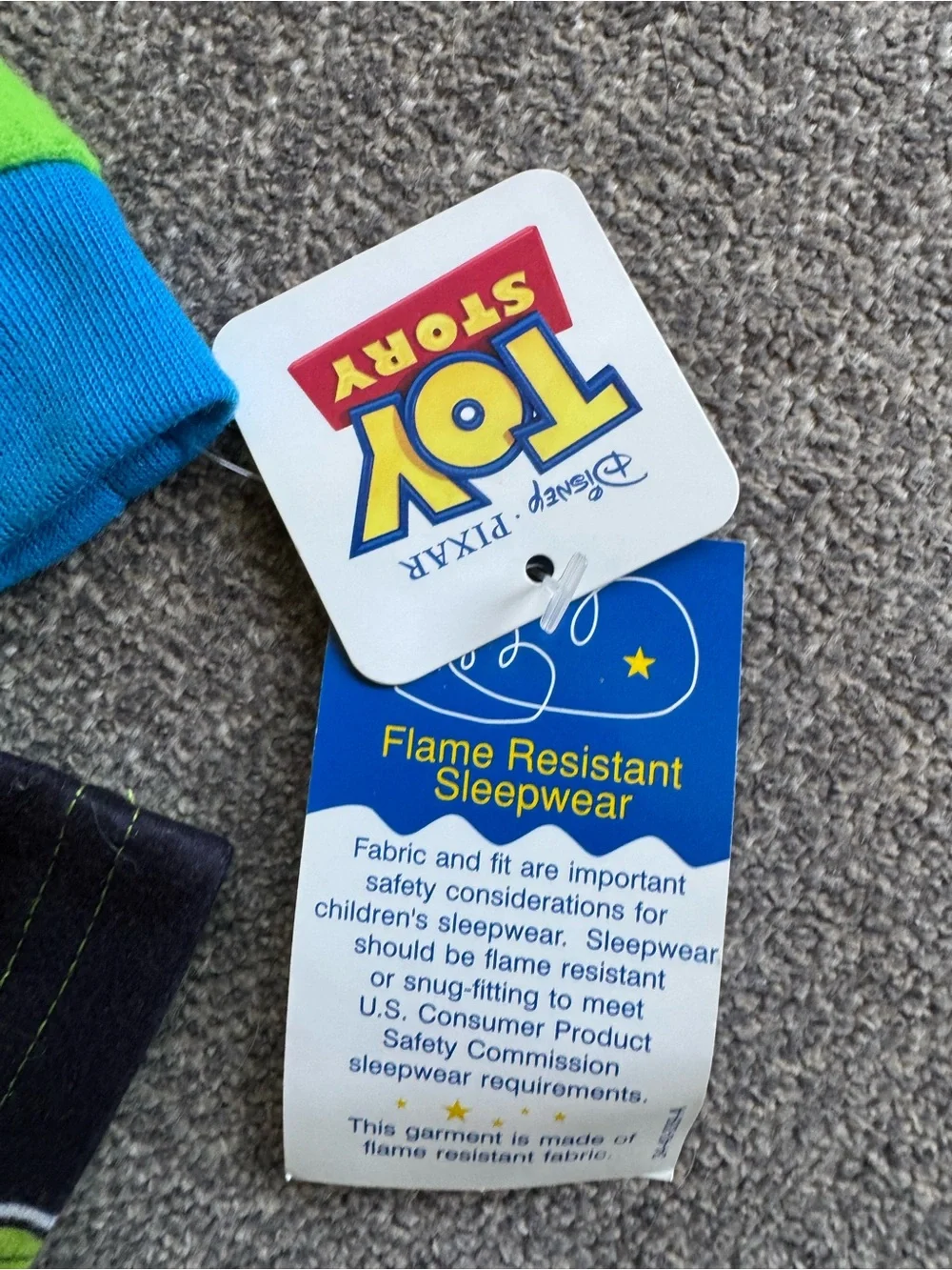Disney Toy Story Kids Sleep Set - Bright Blue & Lime Green Accents