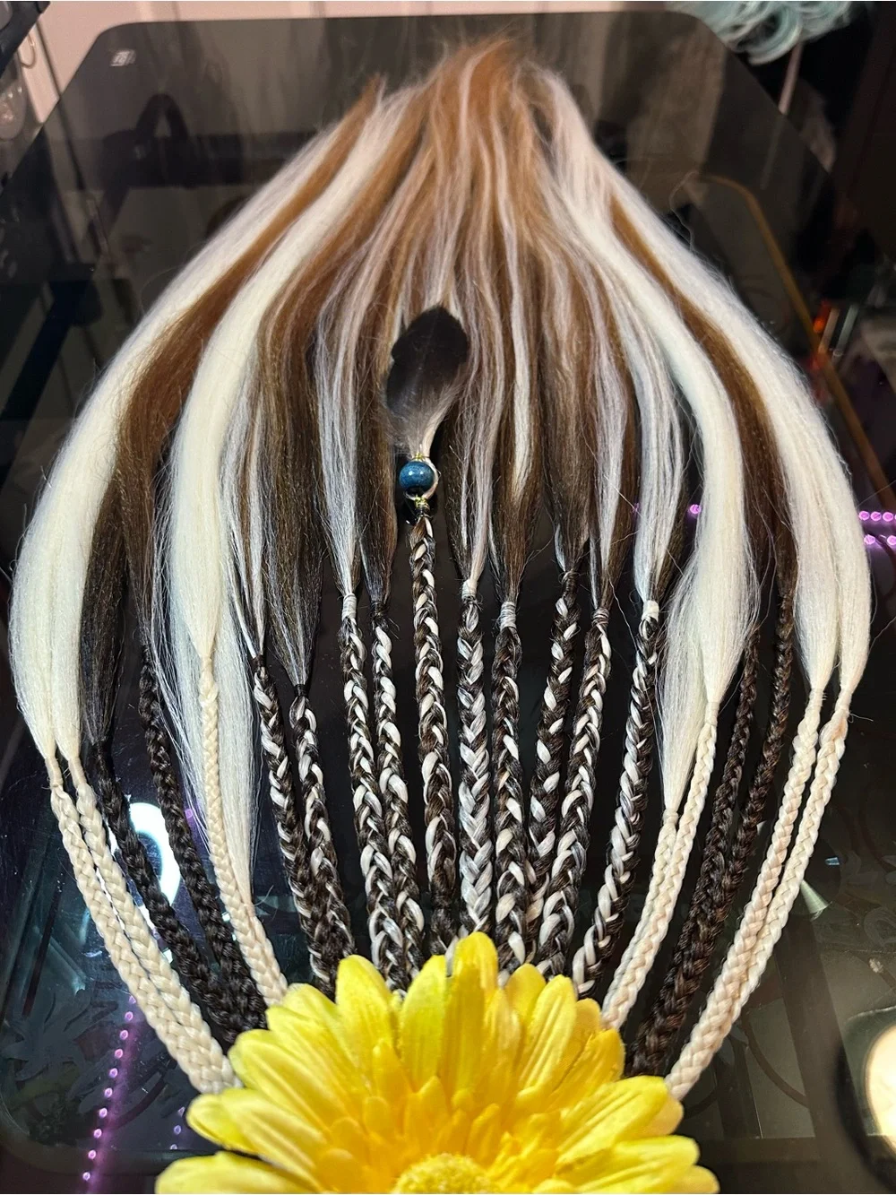 Handmade hand braided