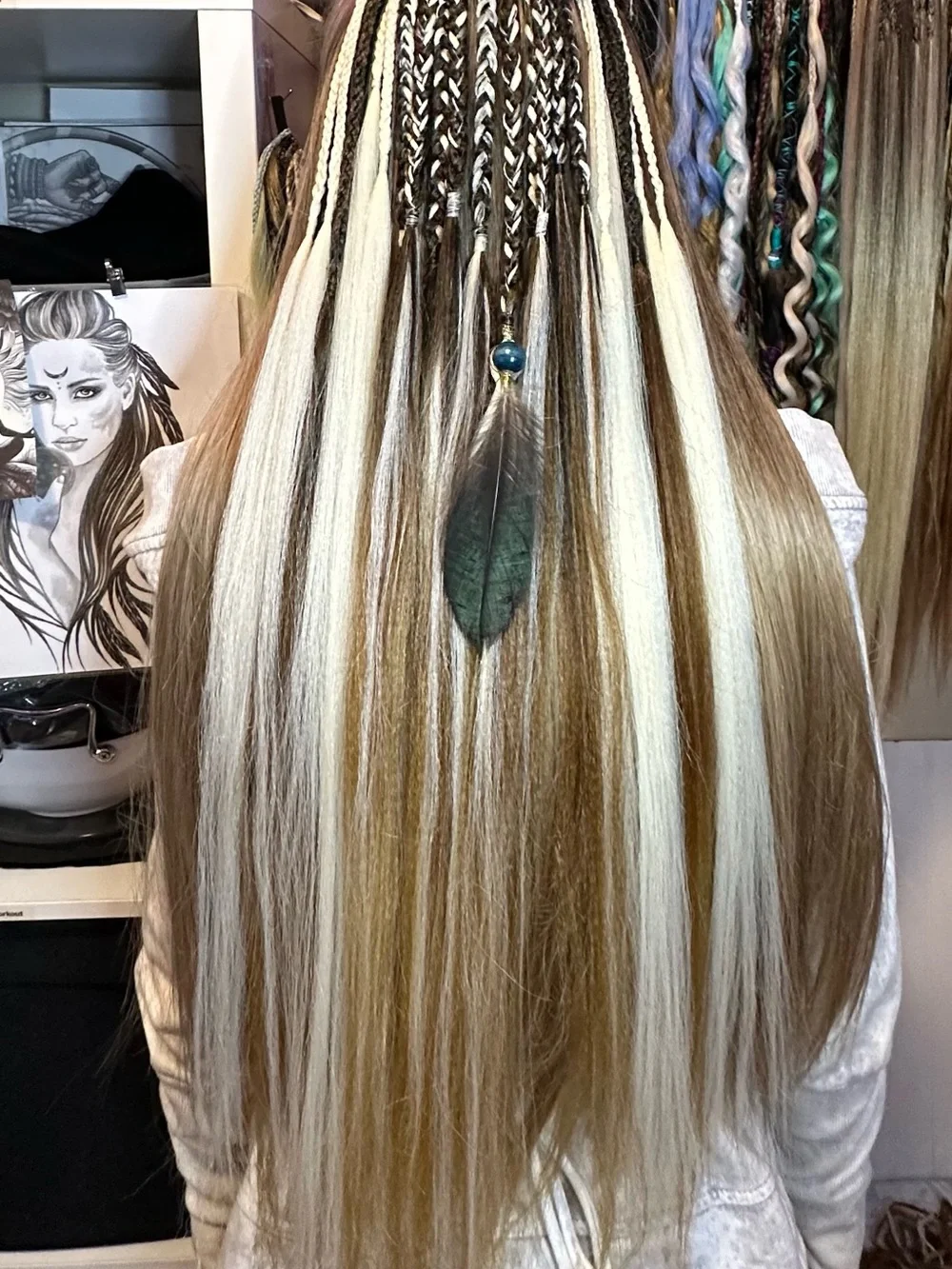 Handmade hand braided