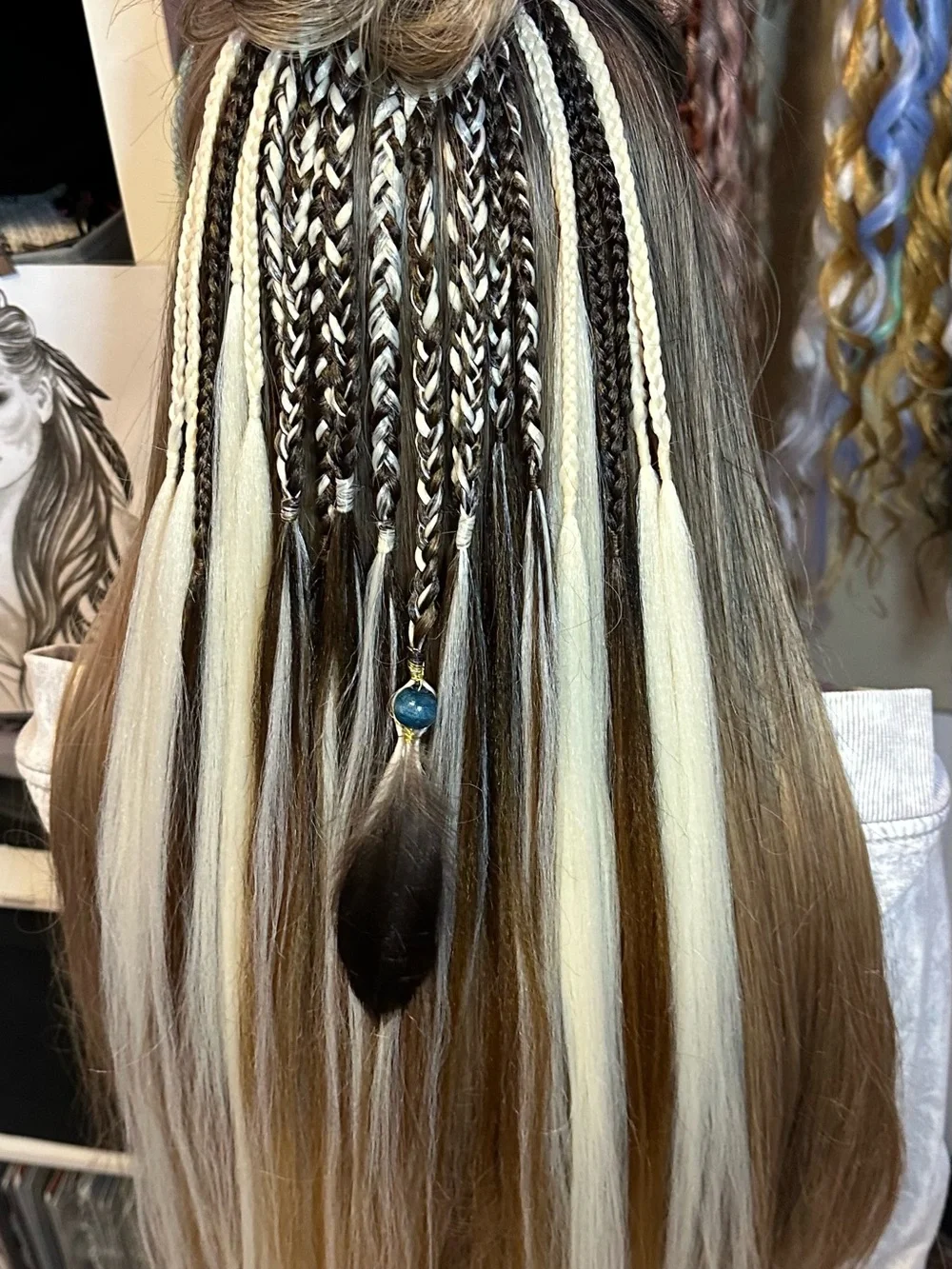 Handmade hand braided