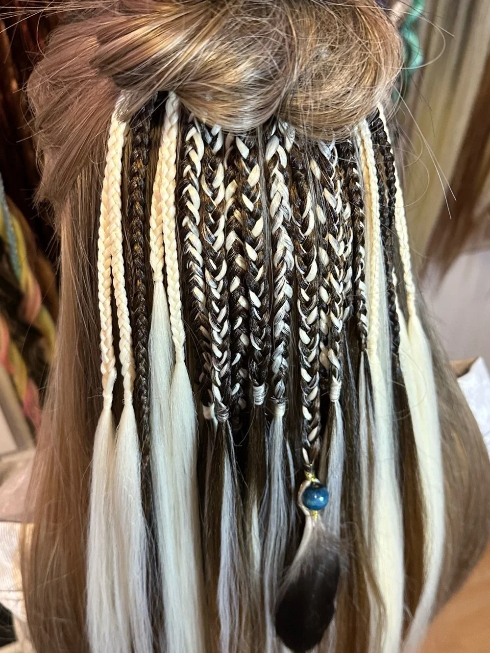 Handmade hand braided