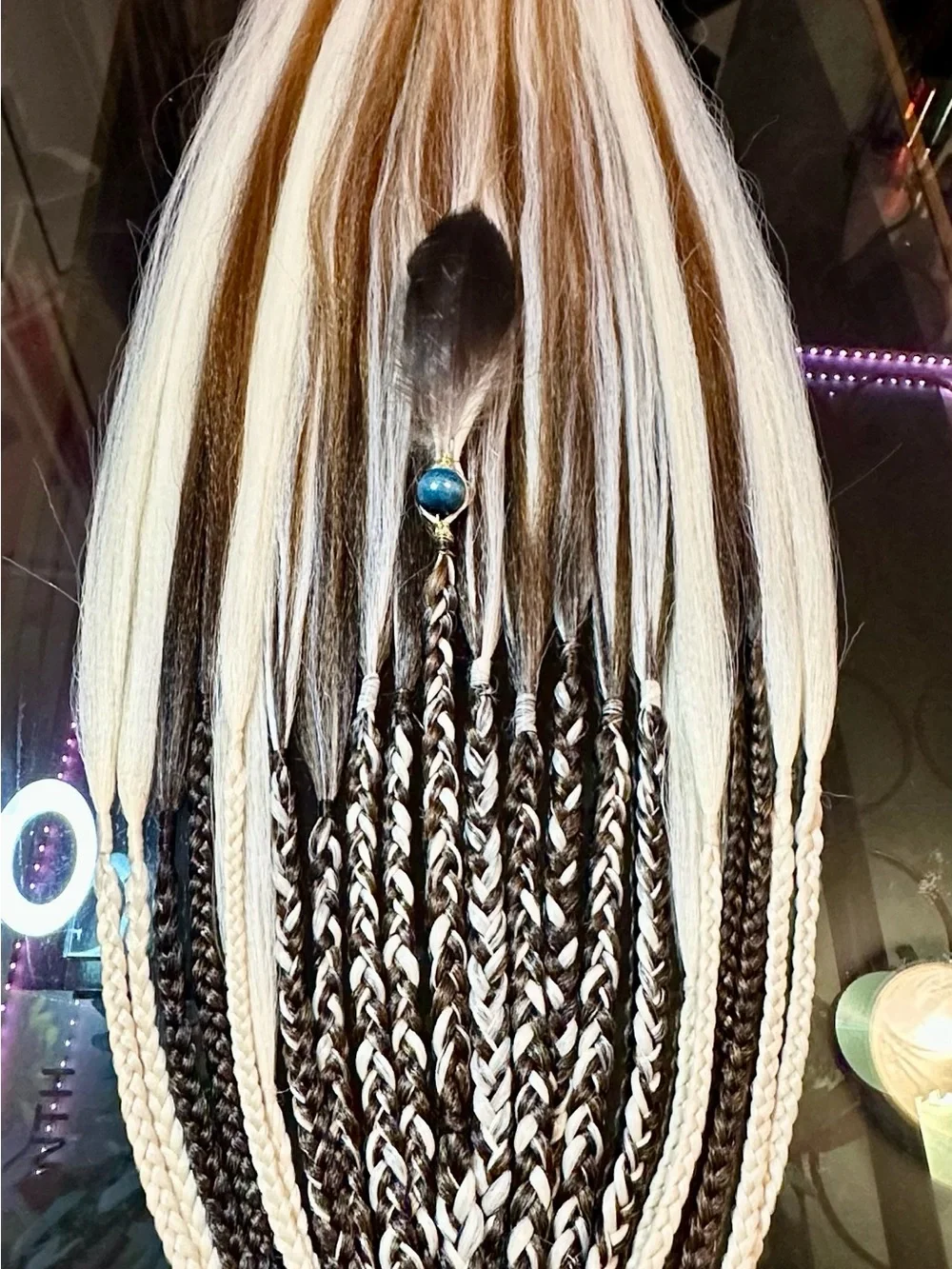 Handmade hand braided