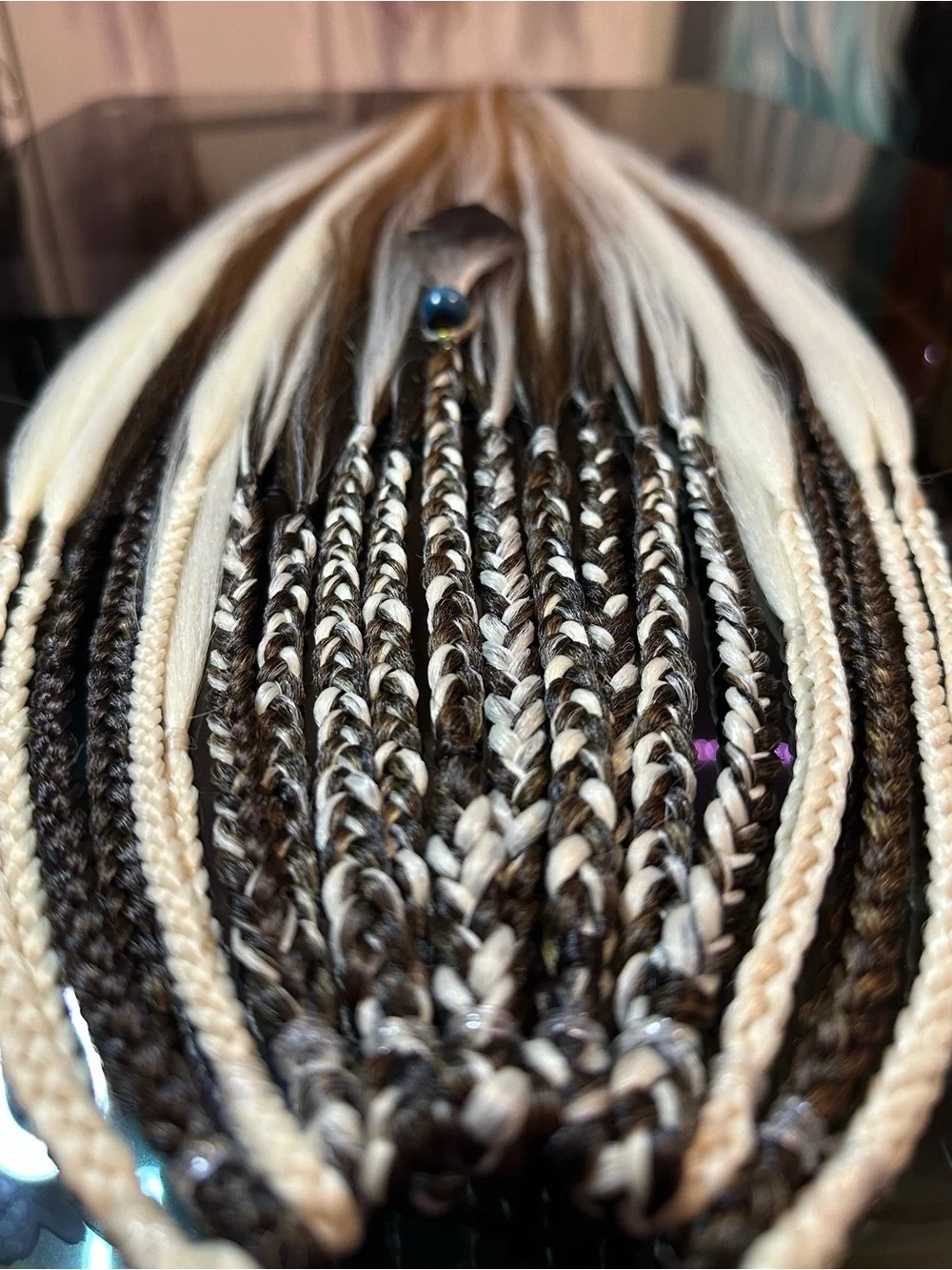 Handmade hand braided