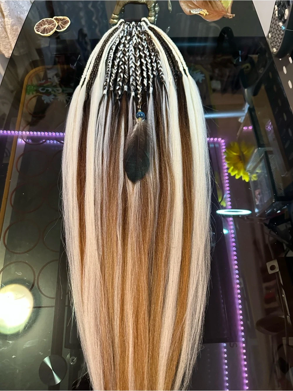 Handmade hand braided