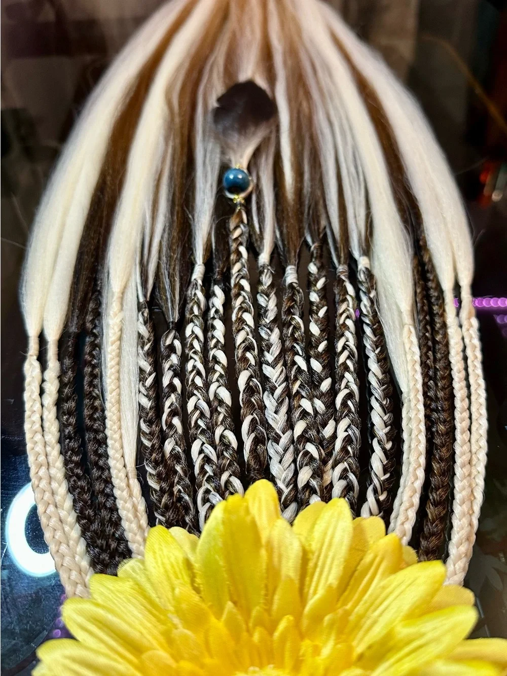 Handmade hand braided