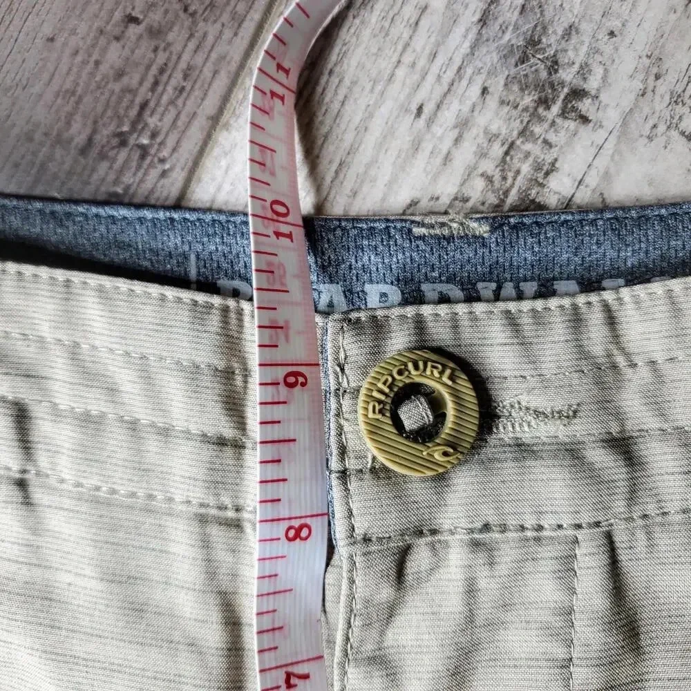 Rip Curl Men's Size 24 Beige Board Shorts Swim Trunks 