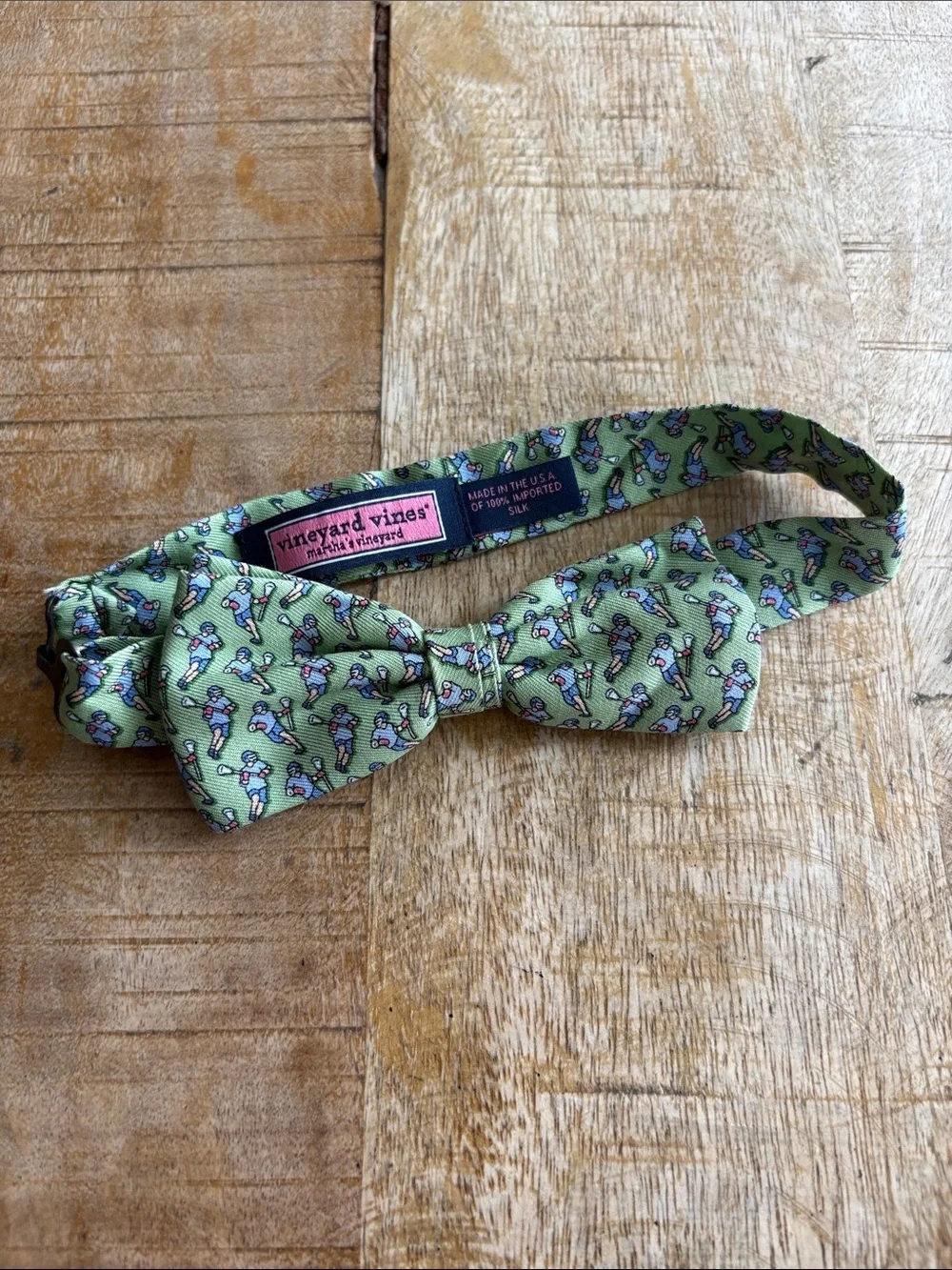 Vineyard Vines Boys Light Lacrosse Bow Tie