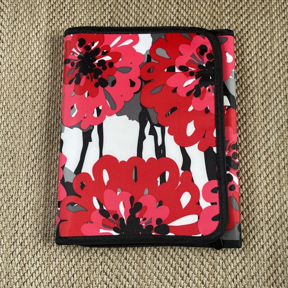 THIRTY ONE Fold It Up Organizer BOLD BLOOM Tri-Fold iPad  Tablet Case