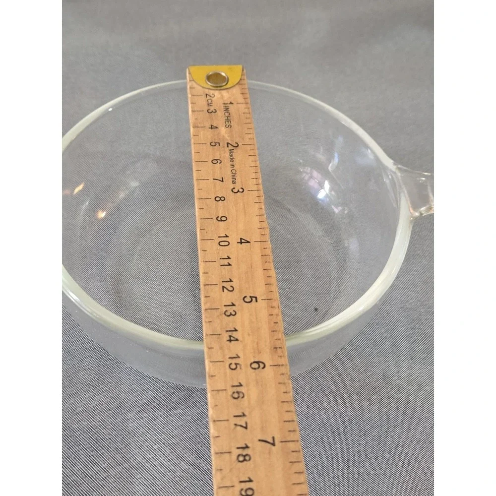 Vintage Pyrex #019 Round Casserole Baking Dish 20 oz w Pyrex Lid 681-C-14