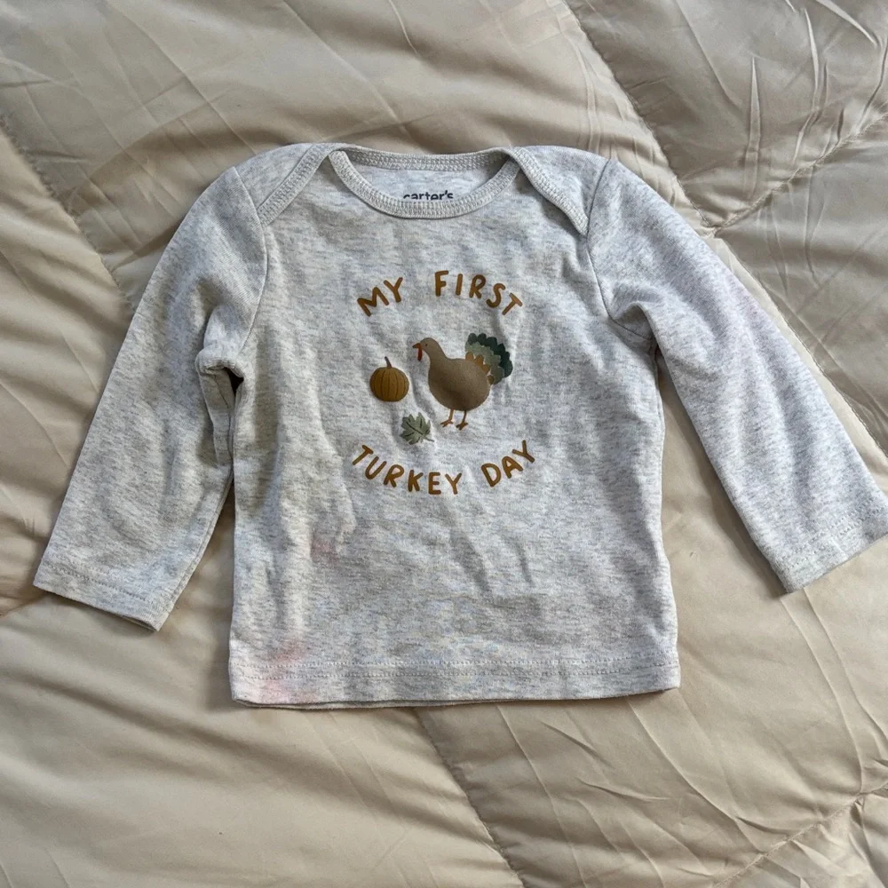 Carters brown pattern gray
