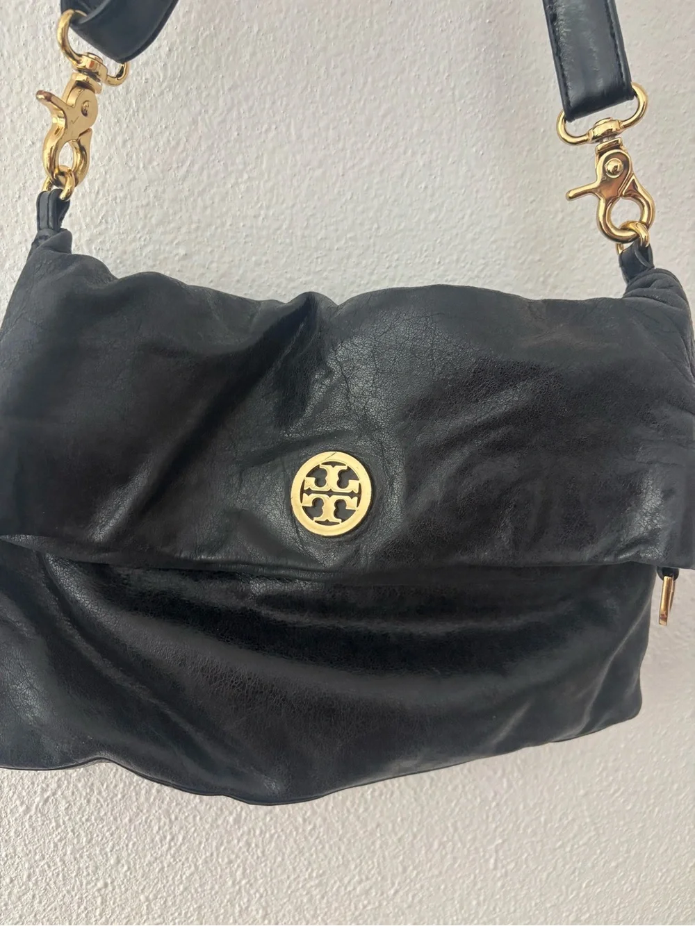 Tory Burch Dena fold-over convertible crossbody bag