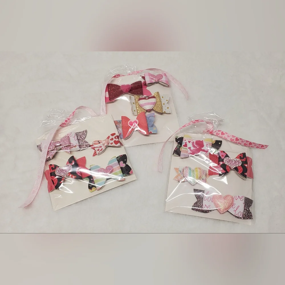 Random One Set Handmade Hair Clips