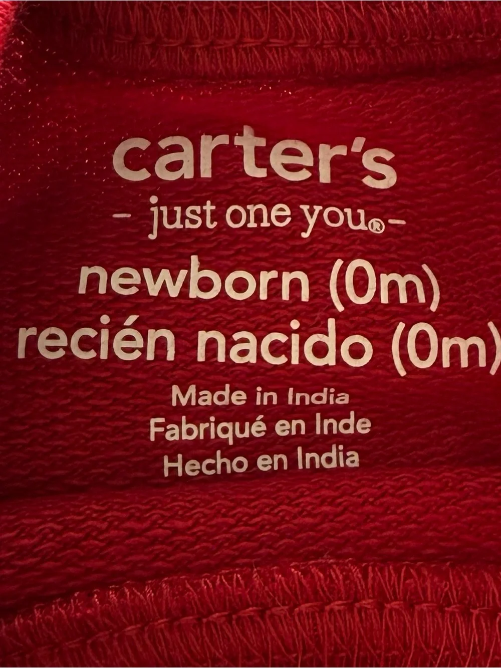 Carters “hug long bodysuit