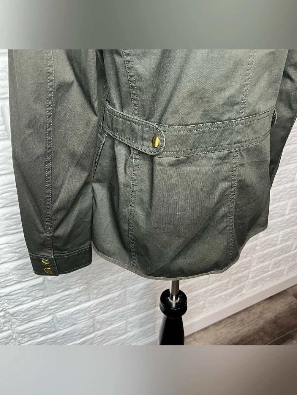J CREW NWT Army Green Cotton Twill Field Jacket 27584 Size S