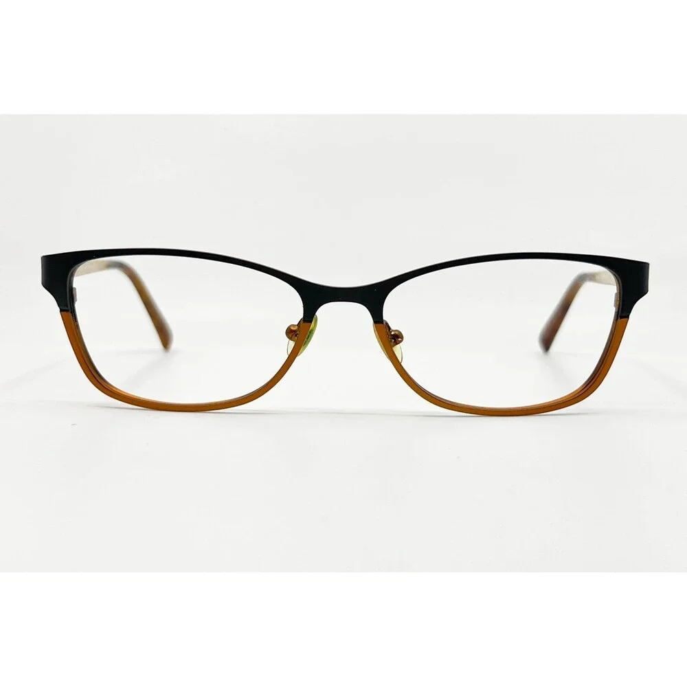 B.U.M. Equipment Eyeglasses Women Black Brown Sassy Leopard Print 53-16-135