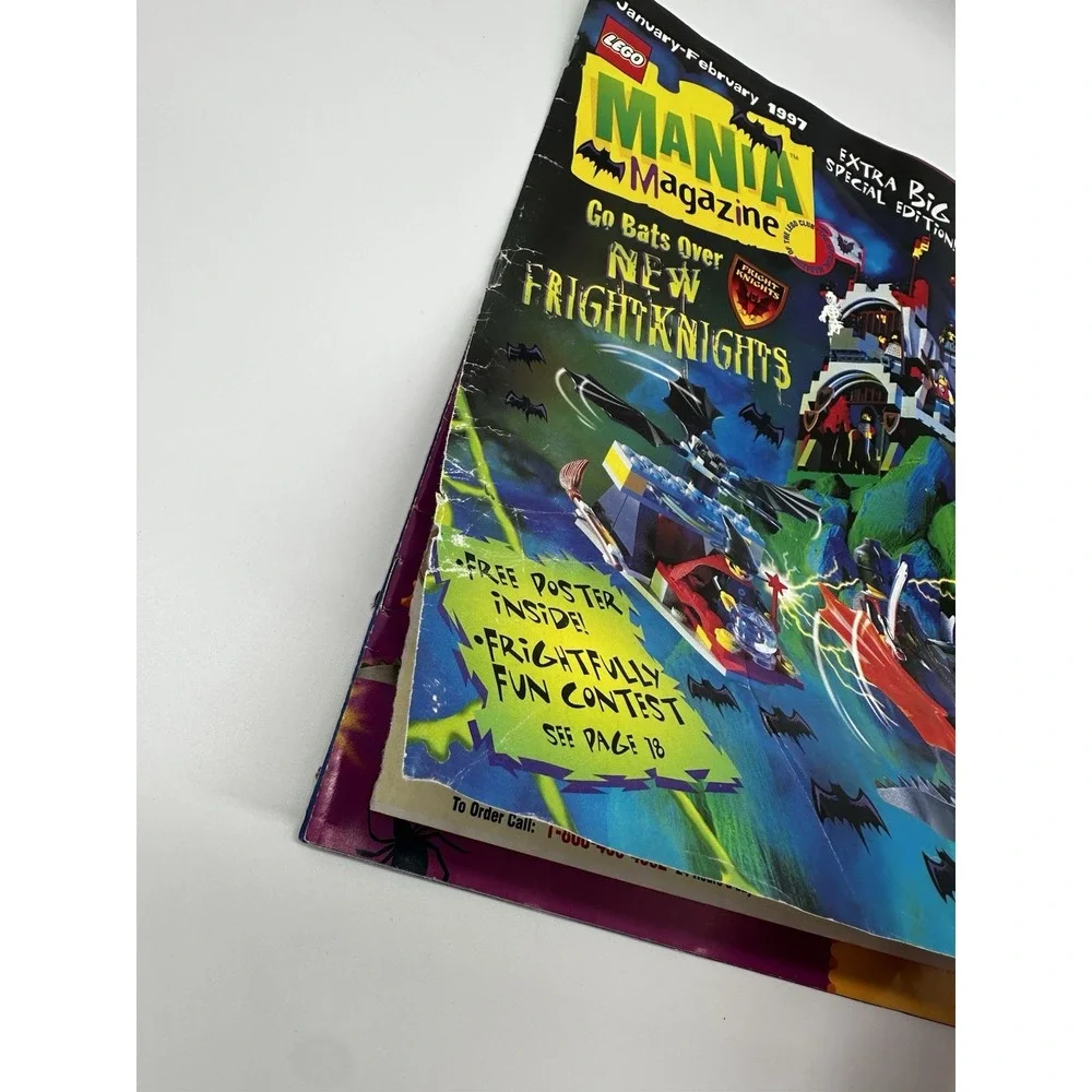 Vintage LEGO Mania Magazine Fright Knights 1997 Aquazone Catalog Guide Lot