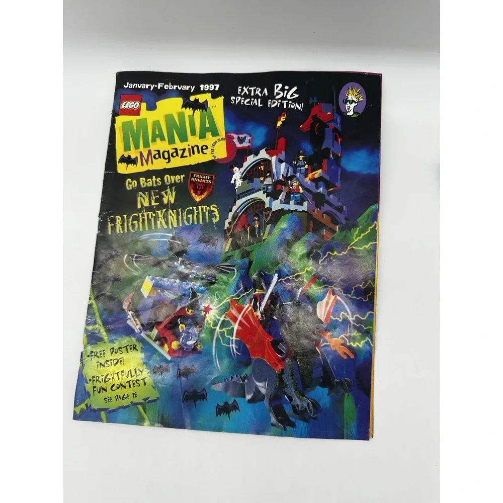 Vintage LEGO Mania Magazine Fright Knights 1997 Aquazone Catalog Guide Lot