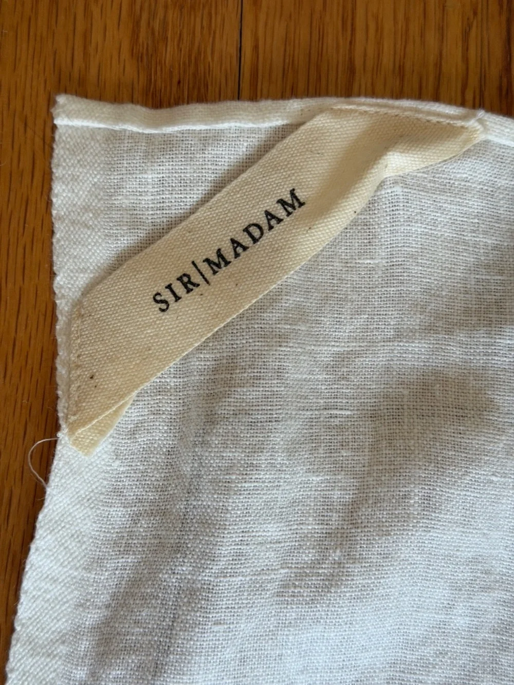 Sir/Madam “Measures” 100% Pure Linen Cooking Conversion Tea Towel NWOT