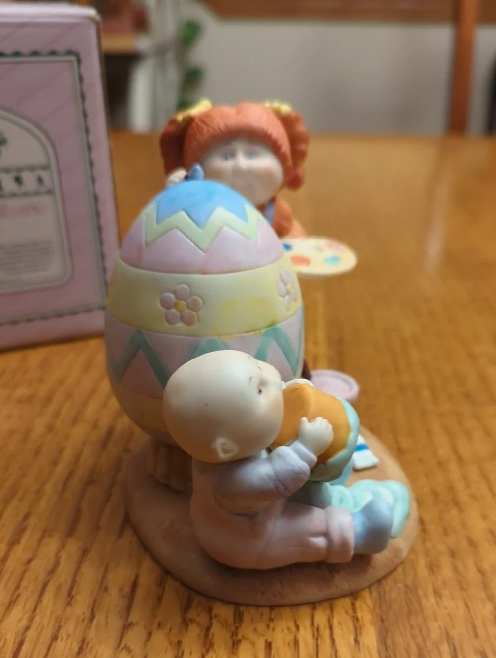 CABBAGE PATCH EASTER ARTISTS FIGURINE XAVIER ROBERTS 1985 W/BOX 5478 VINTAGE