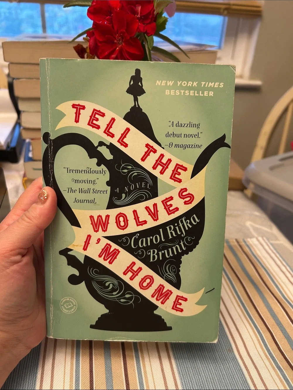 Classic Mint Green Paperback Novel - Tell the Wolves I'm Home