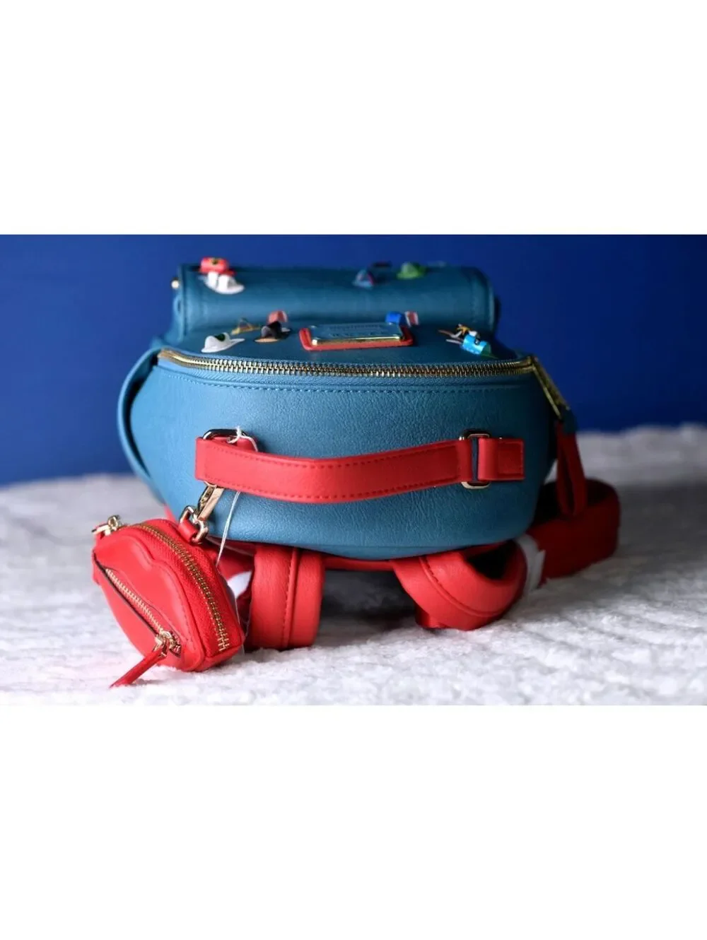 Loungefly Disney Pixar Slides Backpack & Coin Purse - NWOT