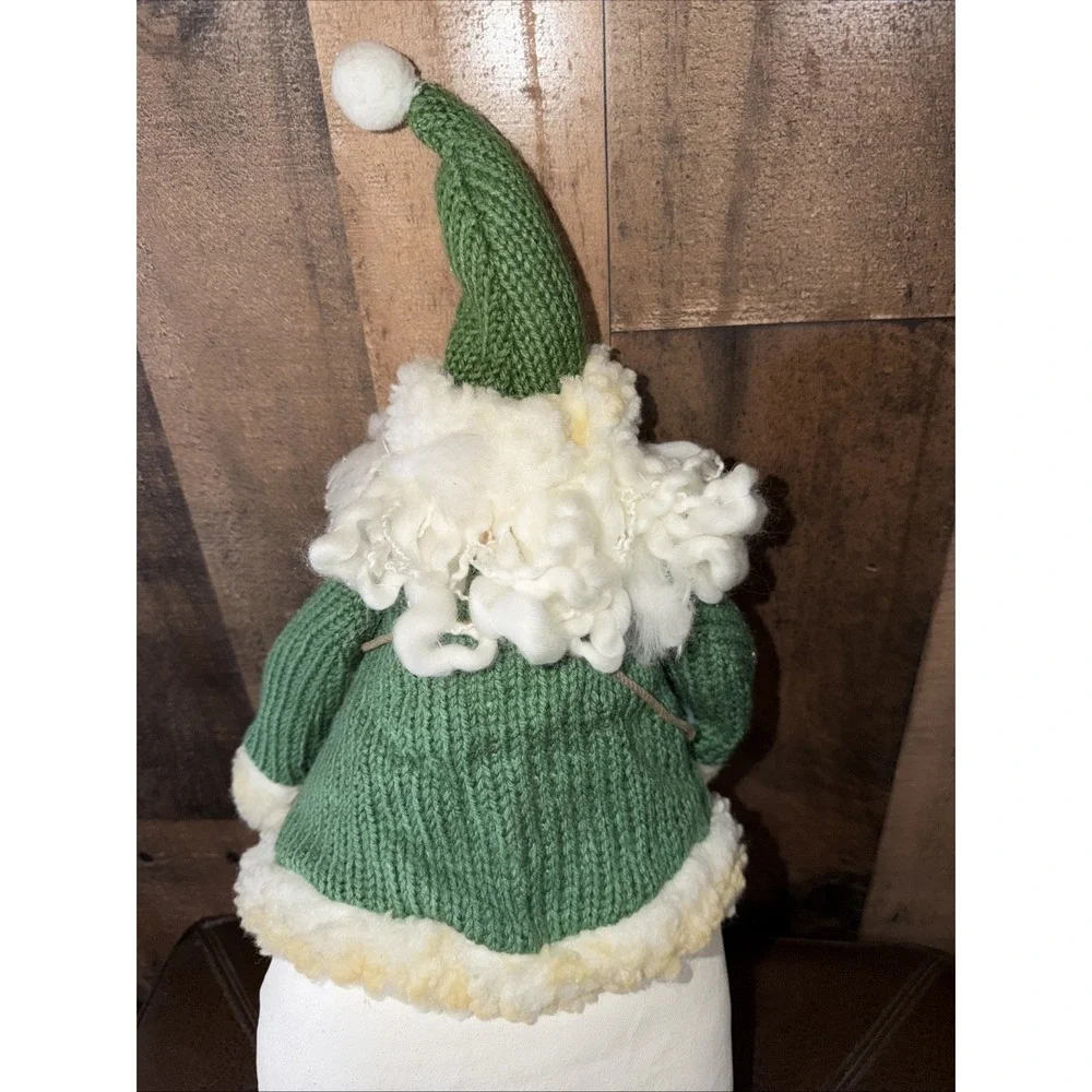 Vintage Folk Art Santa Claus Beanbag Doll 18