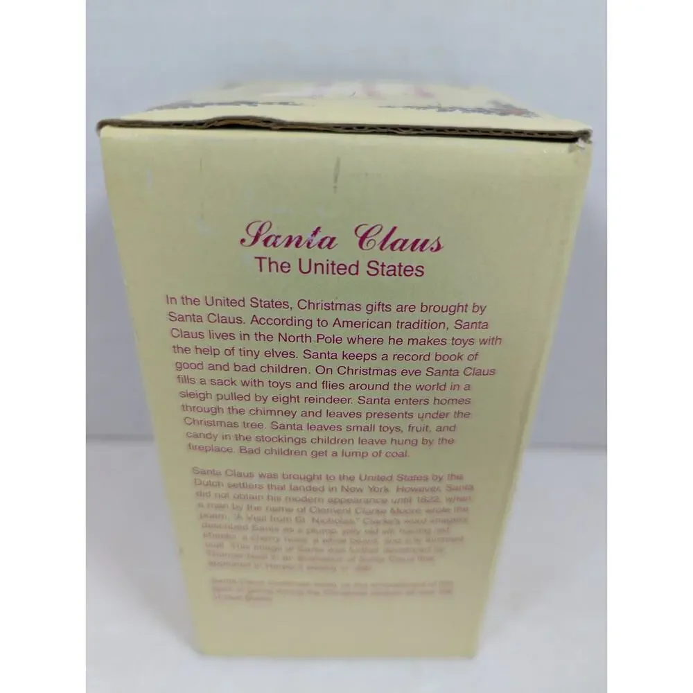 International Santa Claus Collection Figurine SC06 Santa Claus United States Vtg