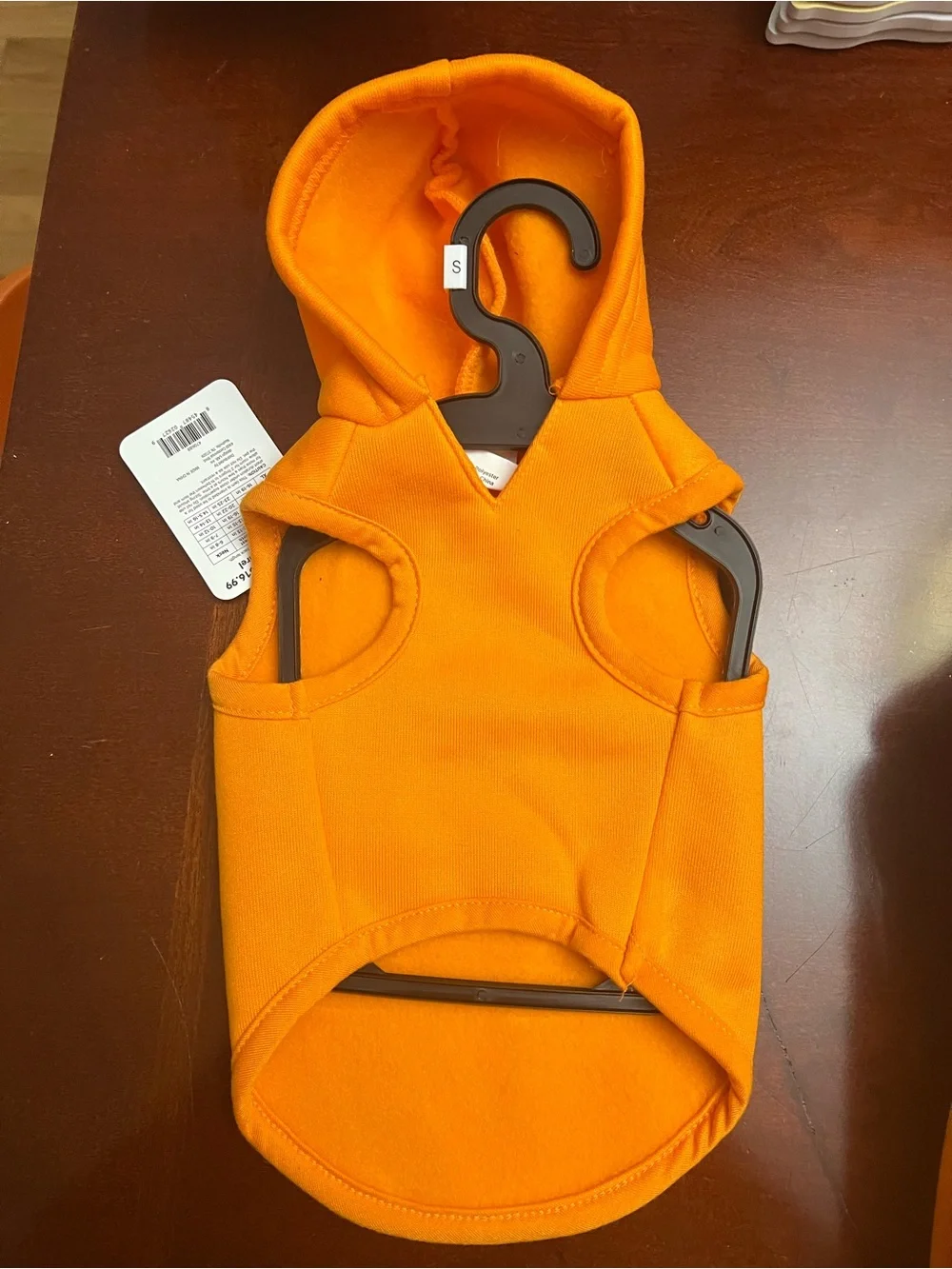 Design Lab Lord & Taylor Orange Pumpkin Jack-O'-Lantern Dog Hoodie