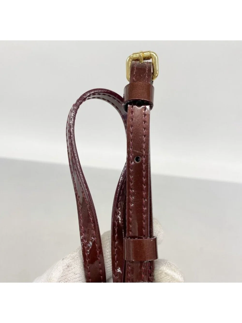 Louis Vuitton Shoulder Bag Vernis Rossmore PM Rouge Fauvist