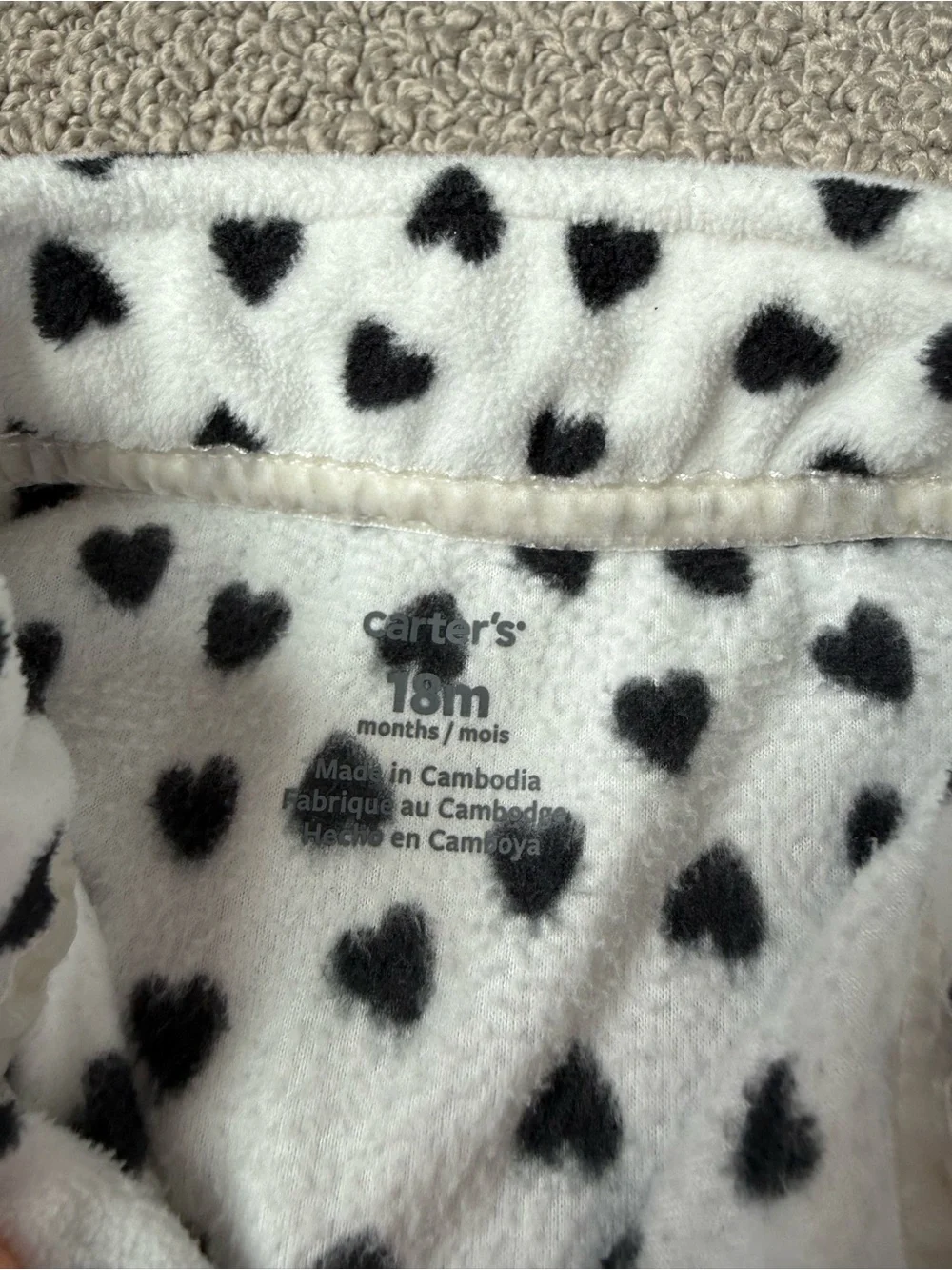 Carters soft fleece