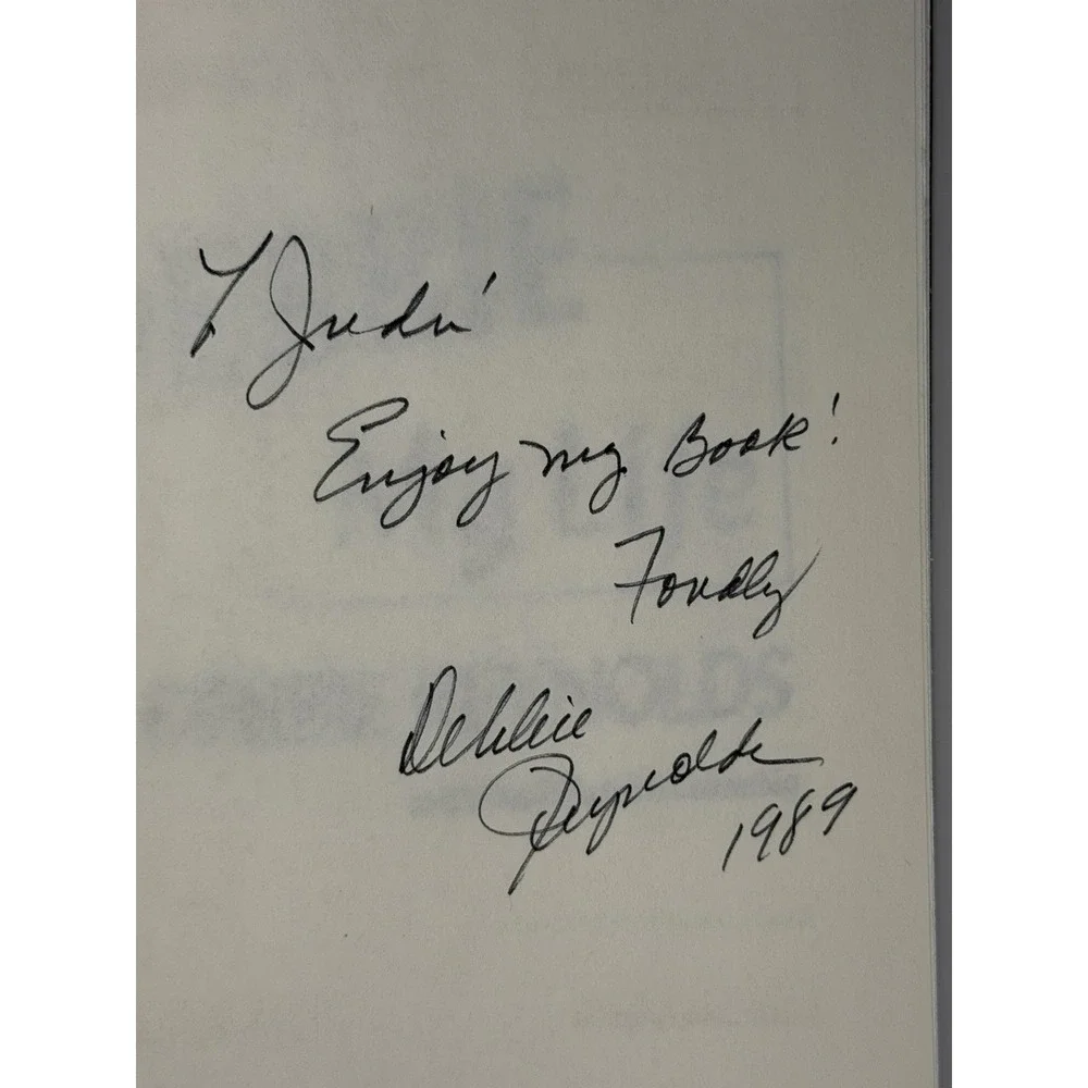 Debbie Reynolds Debbie: My Life Signed Inscribed Hardcover Dust Jacket 1988