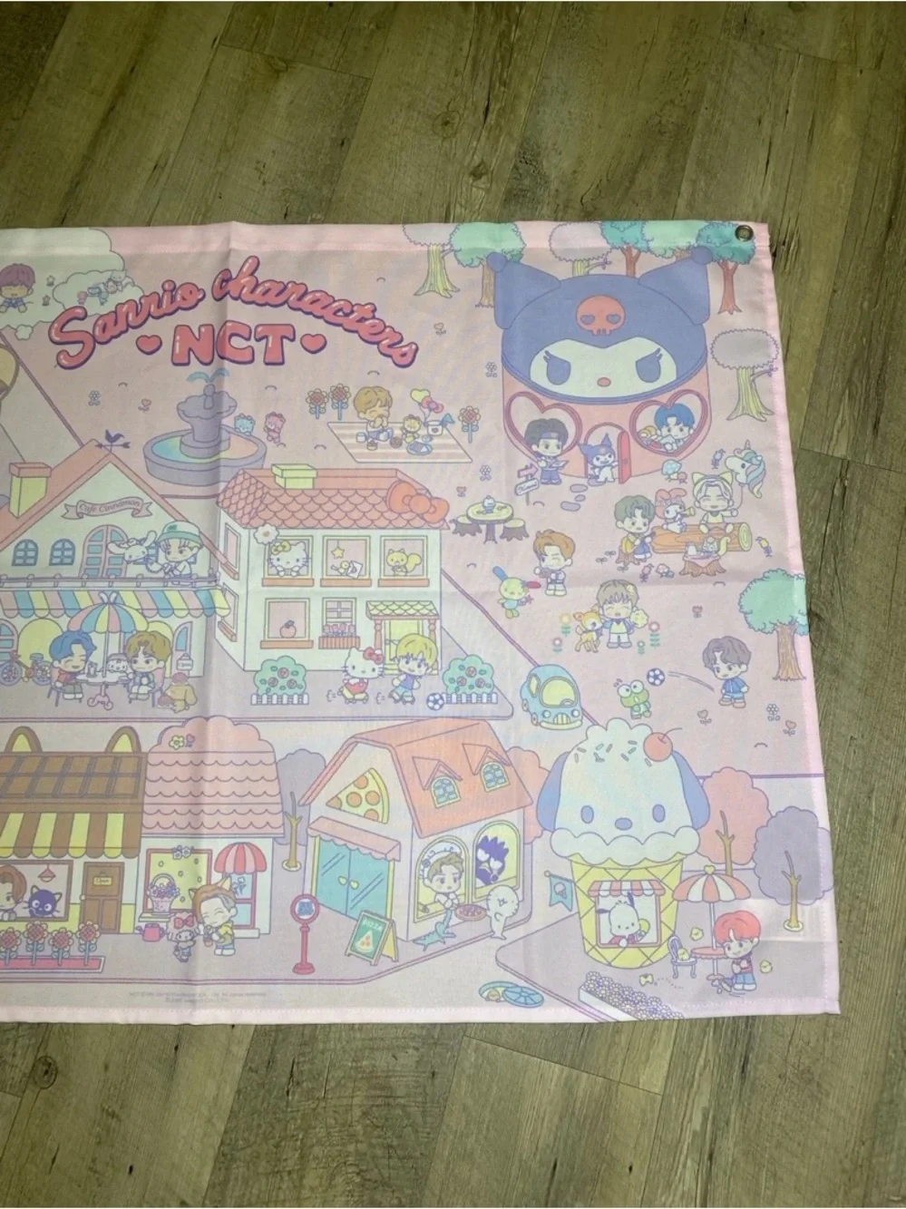 NCT x Sanrio Characters Fabric Poster 38” x 26.5”