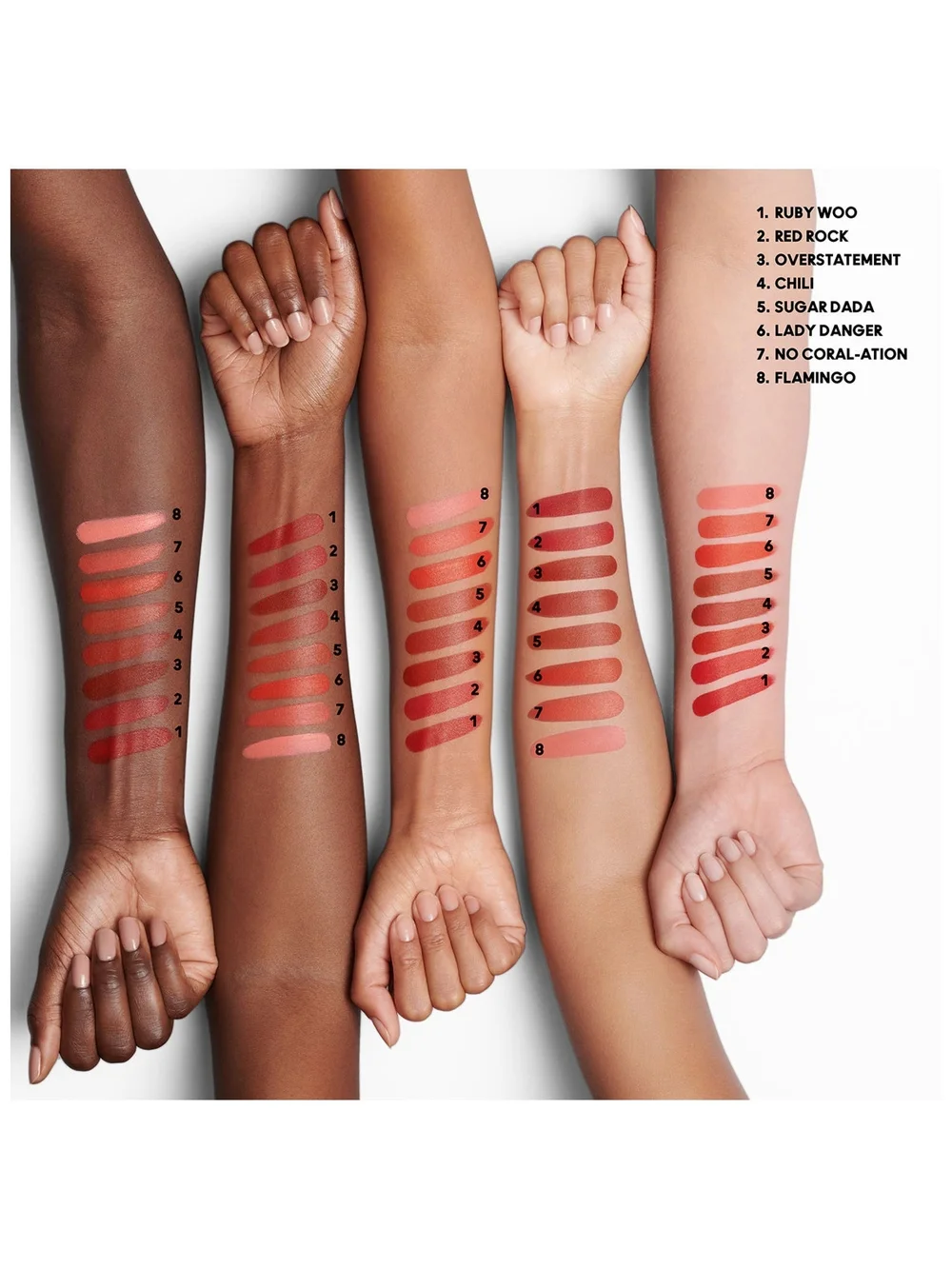 MAC Cosmetics Bold Orange-Red Lipstick - Vibrant Satin Finish