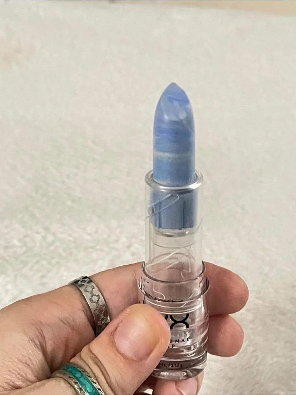 NYX Iridescent Pink with Blue Shimmer Lip Gloss