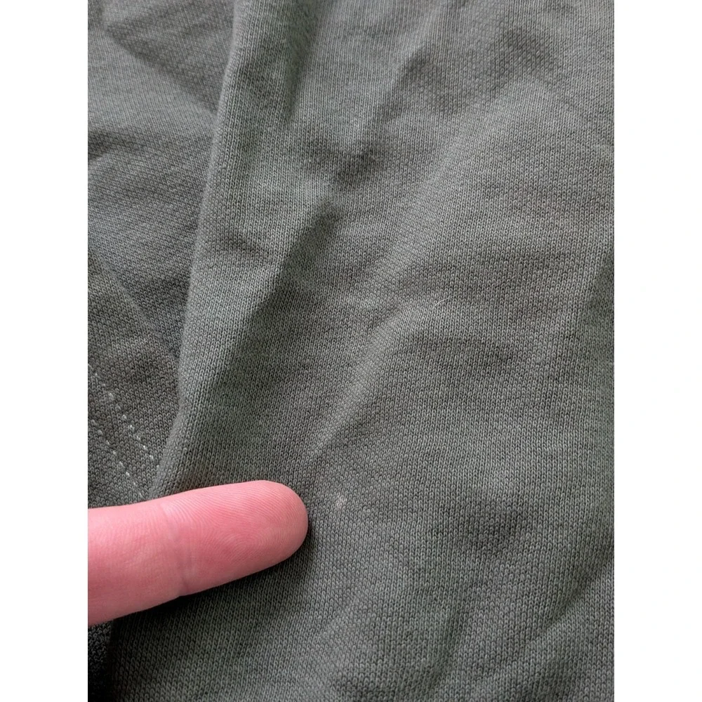 The North Face Hoodie Graphic Logo Hooded Pockets Men's Medium Olive Color