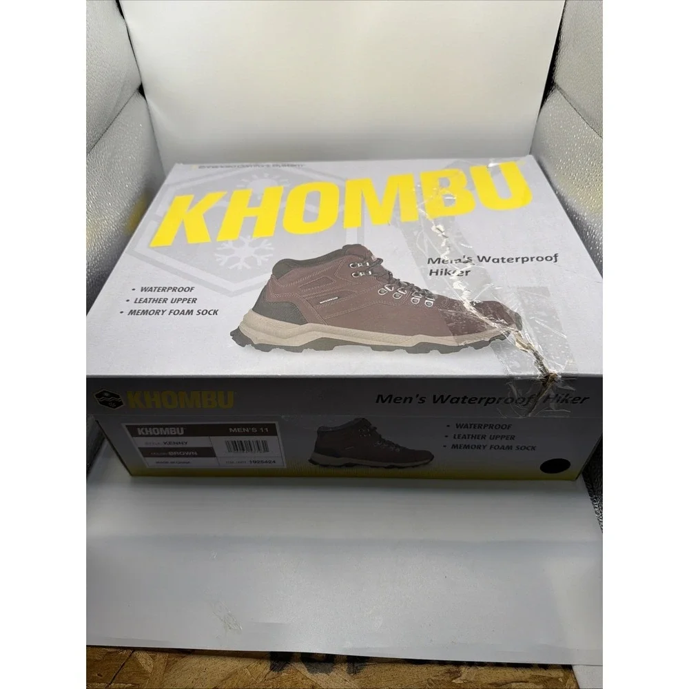 Khombu Kenny Men's Waterproof Hiking Boots Size 11.‎ New