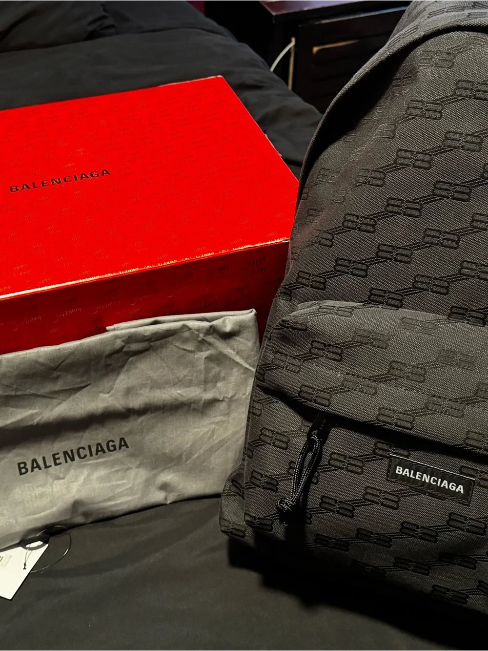 Balenciaga backpack gray