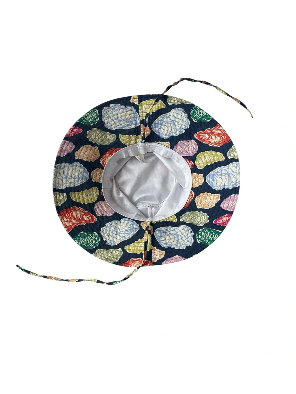 Vera Bradley Essentials Packable Sun Hat Oyster Bar Nautical Beach 4