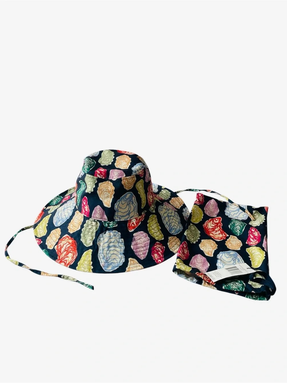 Vera Bradley Essentials Packable Sun Hat Oyster Bar Nautical Beach 4