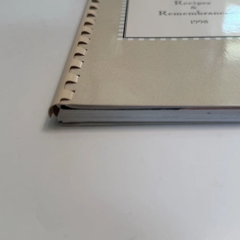 Susan Bristol Company Recipes & Remembrances 1998 Charleston MA Cookbook Vintage