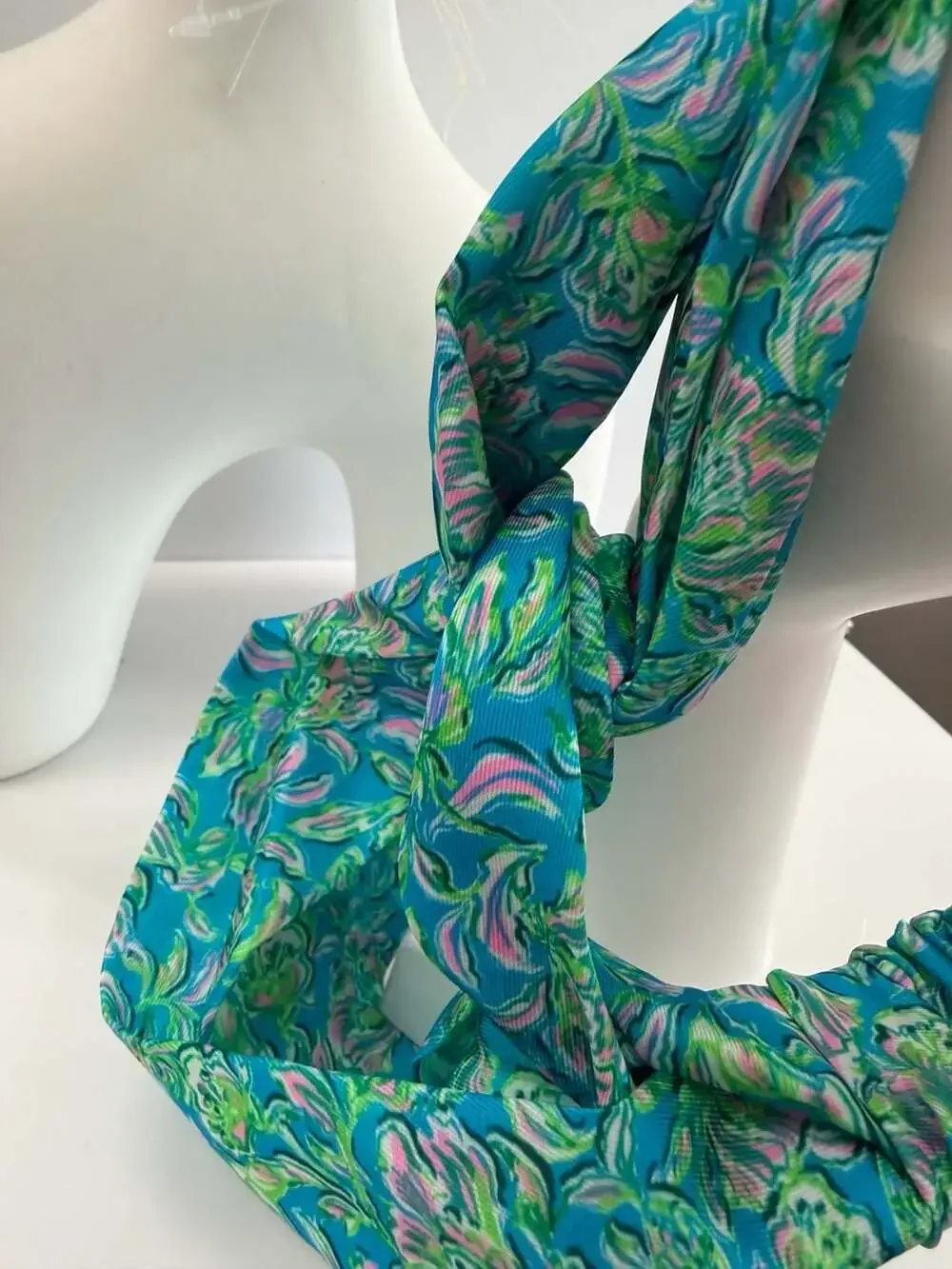 Lilly Pulitzer Twist Wrap Headband in Chick Magnet Print