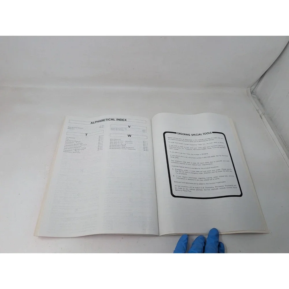 1981 Ford Lincoln Mercury Pre-Delivery Maintenance Lubrication‎ Shop Manual